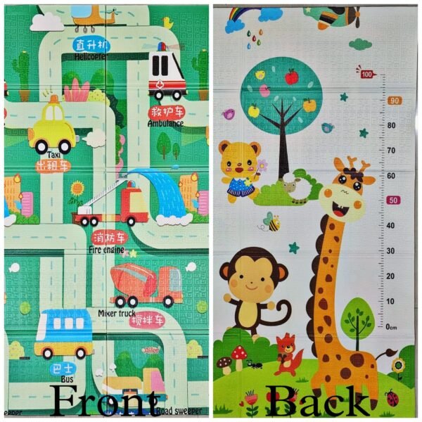 Baby Play Mat double-sided  (Multicolour)
