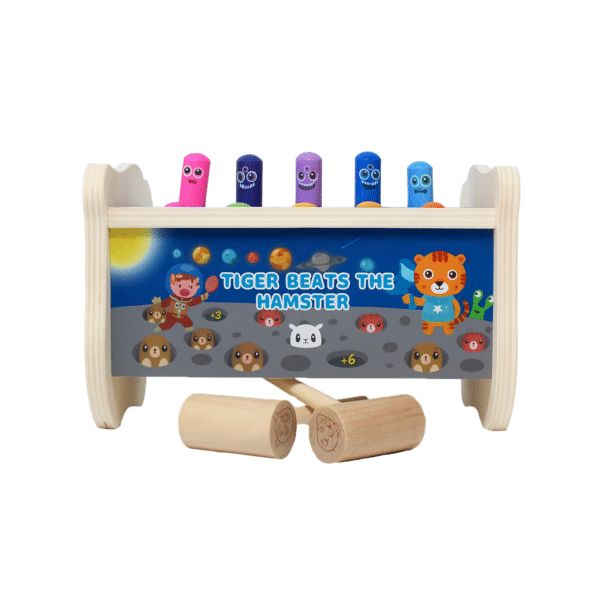 Wooden Hamster Toy (Tiger Beats Hamster)