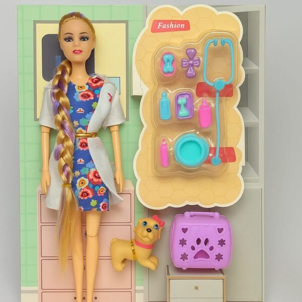Nurse's Style Doll Play Set (Multicoluor)